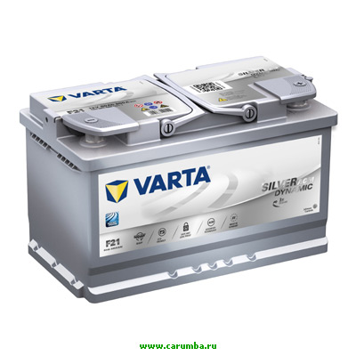 Varta Silver Dynamic AGM - 80 A/